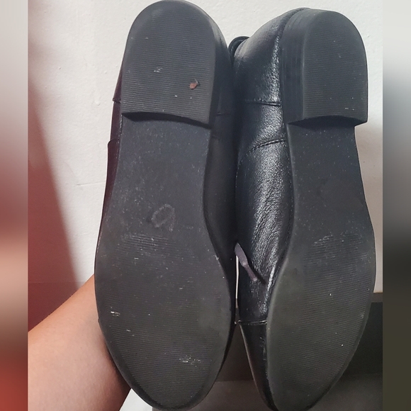 Vintage Women's Black Leather Booties sz 11 - Picture 5 of 6